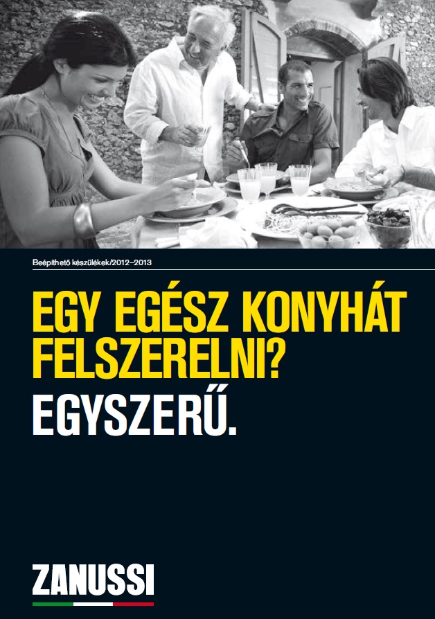 Zanussi konyhagép katalógus